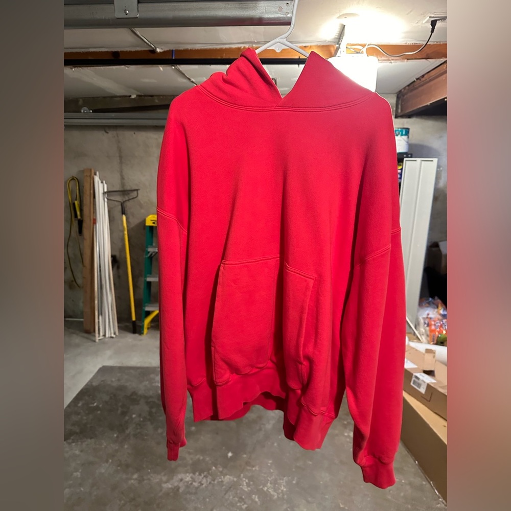 Yeezy gap hoody red